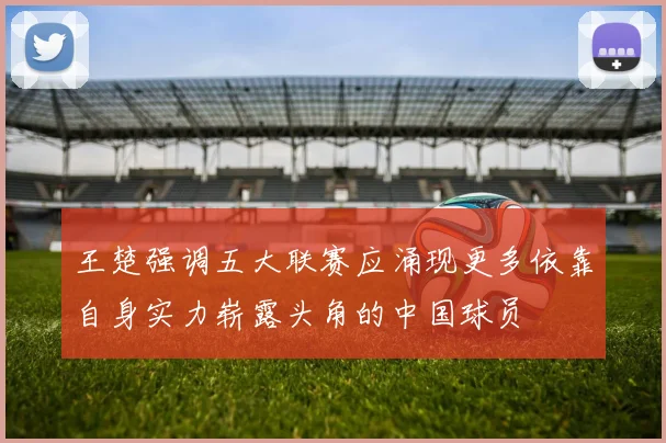 王楚强调五大联赛应涌现更多依靠自身实力崭露头角的中国球员
